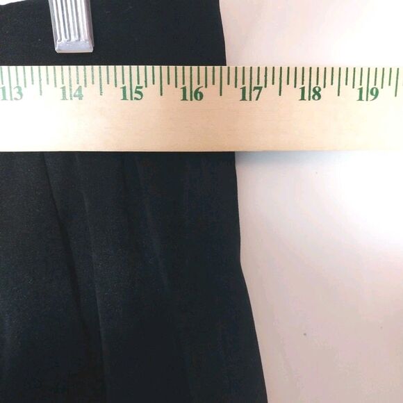 John Roberts 2 PC Suit 16 Black Faux Suede Knee-length Skirt Embellished Blazer - Picture 3 of 15